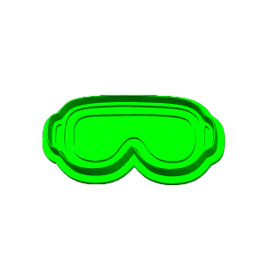Safety Glasses Cookie Cutter
