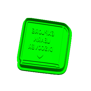 Science Book Cookie Cutter