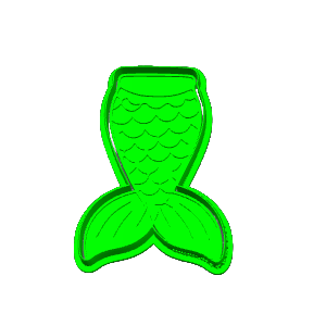 Mermaid Tail Cookie Cutter