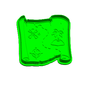Treasure Map Cookie Cutter
