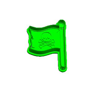Pirate Flag Cookie Cutter