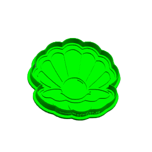 Pearl in Shell Cookie Cutter